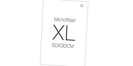 Hadřík z mikrovlákna XL z mikrovlákna - 30X50cm s kovovým okem