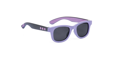 dětské sluneční brýle polarizační, vel. S, 43/34 mm, neonově fialové (BS881117)