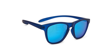 dětské sluneční brýle zrcadlové polarizační, 46/38 mm, modré (BS881412)